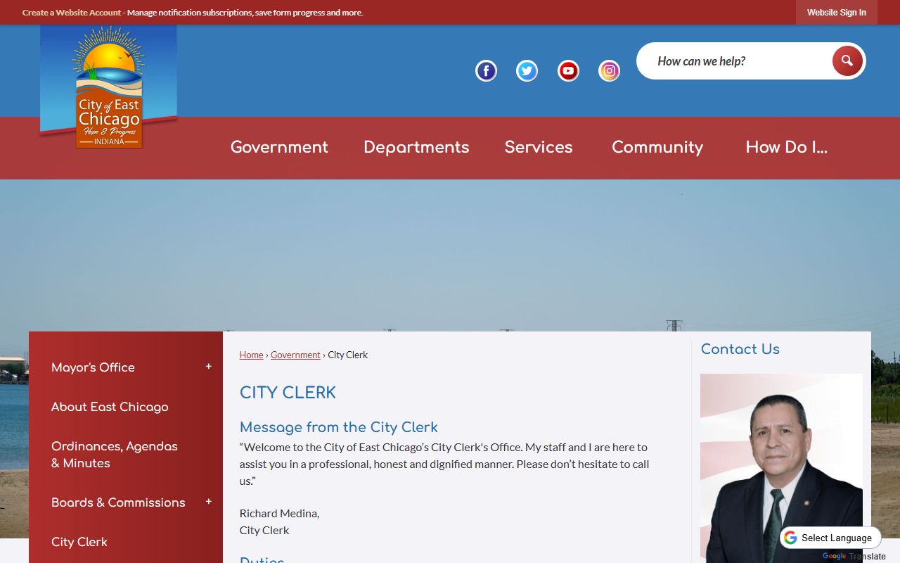 East Chicago city clerk resource for divorce decree records in Lake County Indiana